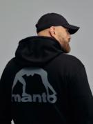 MANTO hoodie peacefull violence - black